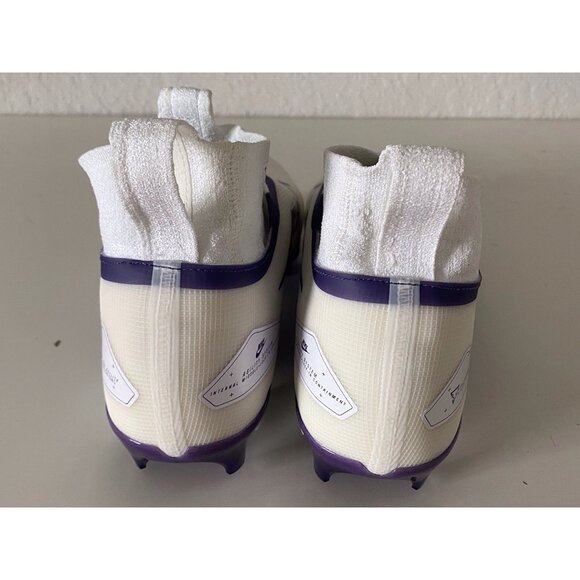 Nike Football Cleats Alpha Menace Elite 3 White Orchid DM1792-101 Men’s Sz 12.5 - Picture 7 of 12